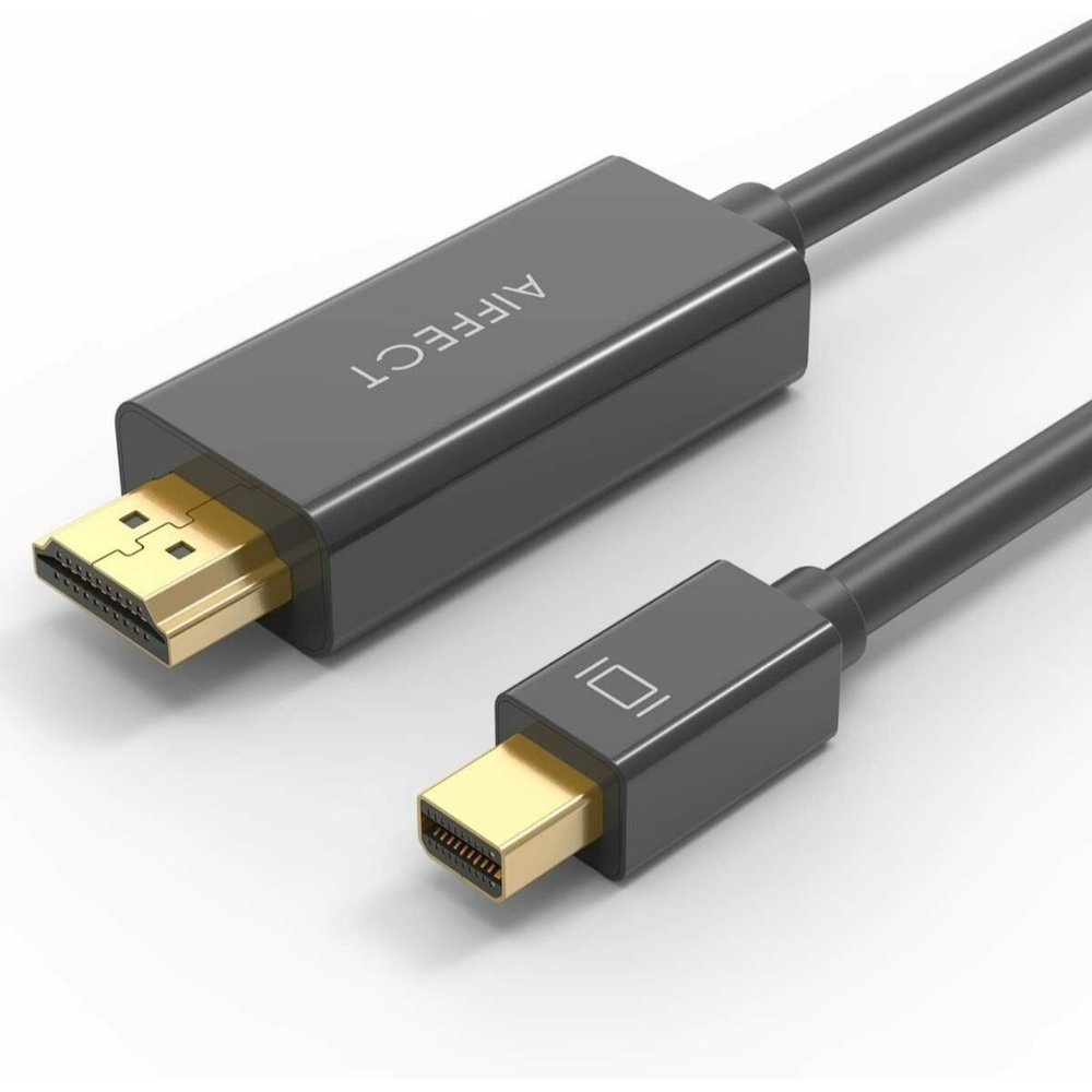 AIFFECT Mini DP to HDMI, 6Ft Gold Plated 4K Mini D